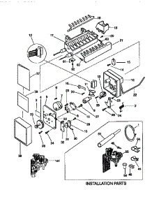 Ice Maker parts for Kenmore Refrigerator 253.58685893 (25358685893, 253 58685893) from AppliancePartsPros.com