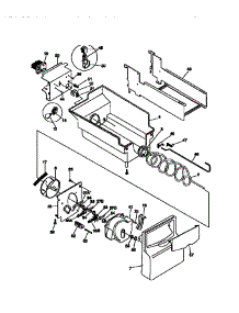 Ice Container parts for Kenmore Refrigerator 253.58685893 (25358685893, 253 58685893) from AppliancePartsPros.com