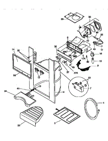 Dispenser parts for Kenmore Refrigerator 253.58685894 (25358685894, 253 58685894) from AppliancePartsPros.com