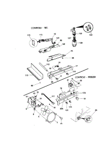 Controls parts for Kenmore Refrigerator 253.58685897 (25358685897, 253 58685897) from AppliancePartsPros.com