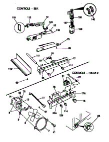 Control parts for Frigidaire Refrigerator 25358687890 from AppliancePartsPros.com