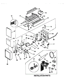 Ice Maker parts for Kenmore Refrigerator 253.58687891 (25358687891, 253 58687891) from AppliancePartsPros.com