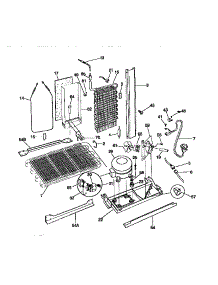 System parts for Kenmore Refrigerator 253.58687891 (25358687891, 253 58687891) from AppliancePartsPros.com