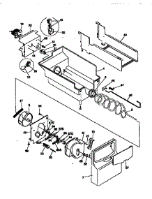 Ice Container parts for Kenmore Refrigerator 253.58687892 (25358687892, 253 58687892) from AppliancePartsPros.com