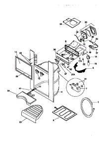 Dispenser parts for Kenmore Refrigerator 253.58687893 (25358687893, 253 58687893) from AppliancePartsPros.com