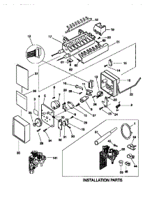 Ice Maker parts for Kenmore Refrigerator 253.58687893 (25358687893, 253 58687893) from AppliancePartsPros.com