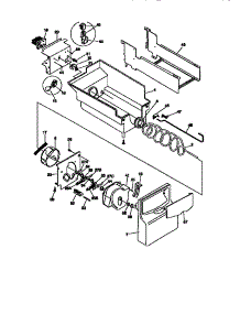 Ice Container parts for Kenmore Refrigerator 253.58687894 (25358687894, 253 58687894) from AppliancePartsPros.com