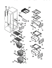 Shelves parts for Kenmore Refrigerator 253.58687894 (25358687894, 253 58687894) from AppliancePartsPros.com