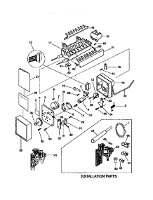 Ice Maker parts for Kenmore Refrigerator 253.58687894 (25358687894, 253 58687894) from AppliancePartsPros.com