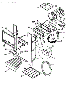 Dispenser parts for Kenmore Refrigerator 253.58689890 (25358689890, 253 58689890) from AppliancePartsPros.com
