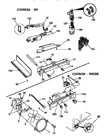 Controls parts for Kenmore Refrigerator 253.58689891 (25358689891, 253 58689891) from AppliancePartsPros.com