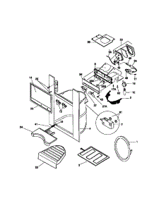 Dispenser parts for Kenmore Refrigerator 253.58689892 (25358689892, 253 58689892) from AppliancePartsPros.com