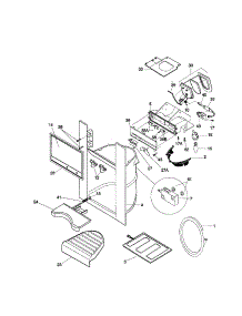 Dispenser parts for Kenmore Refrigerator 253.58689895 (25358689895, 253 58689895) from AppliancePartsPros.com