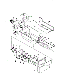Ice Container parts for Kenmore Refrigerator 253.58689895 (25358689895, 253 58689895) from AppliancePartsPros.com