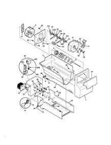 Ice Container parts for Kenmore Refrigerator 253.59487991 (25359487991, 253 59487991) from AppliancePartsPros.com