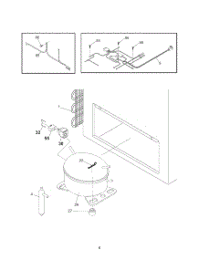 System parts for Kenmore Freezer 253.14502102 (25314502102, 253 14502102) from AppliancePartsPros.com
