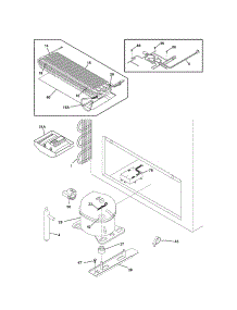 System parts for Kenmore Freezer 253.14772103 (25314772103, 253 14772103) from AppliancePartsPros.com