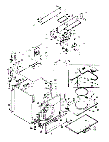 Machine Sub-Assembly parts for Kenmore Dryer 110.6858700 (1106858700, 110 6858700) from AppliancePartsPros.com
