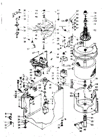Machine Sub-Assembly parts for Kenmore Washer 110.6904751 (1106904751, 110 6904751) from AppliancePartsPros.com