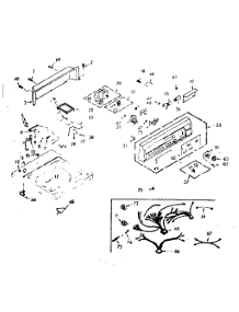 Top And Console Assembly parts for Kenmore Washer 110.6904752 (1106904752, 110 6904752) from AppliancePartsPros.com