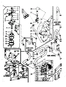Water System parts for Kenmore Washer 110.6904801 (1106904801, 110 6904801) from AppliancePartsPros.com