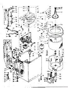 Machine Sub-Assembly parts for Kenmore Washer 110.6905450 (1106905450, 110 6905450) from AppliancePartsPros.com