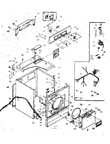 Machine Sub-Assembly parts for Kenmore Dryer 110.6907500 (1106907500, 110 6907500) from AppliancePartsPros.com