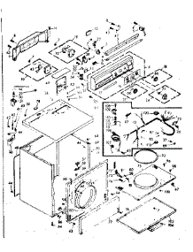 Machine Sub-Assembly parts for Kenmore Dryer 110.6907800 (1106907800, 110 6907800) from AppliancePartsPros.com