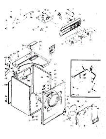 Machine Sub-Assembly parts for Kenmore Dryer 110.6908600 (1106908600, 110 6908600) from AppliancePartsPros.com