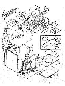 Machine Sub-Assembly parts for Kenmore Dryer 110.6908800 (1106908800, 110 6908800) from AppliancePartsPros.com