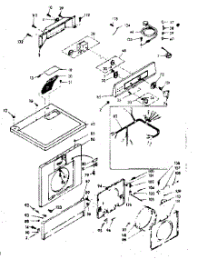 Top And Front Assembly parts for Kenmore Washer Dryer Combo 110.6909500 (1106909500, 110 6909500) from AppliancePartsPros.com