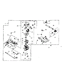 Burner Assembly parts for Kenmore Washer Dryer Combo 110.6909500 (1106909500, 110 6909500) from AppliancePartsPros.com