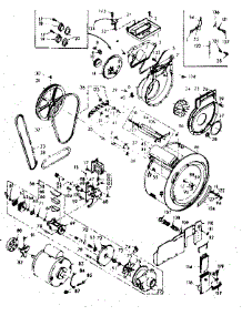 Blower, Cylinder, Pump And Motor parts for Kenmore Washer Dryer Combo 110.6909501 (1106909501, 110 6909501) from AppliancePartsPros.com