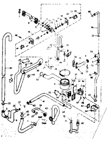 Water System parts for Kenmore Washer Dryer Combo 110.6909900 (1106909900, 110 6909900) from AppliancePartsPros.com