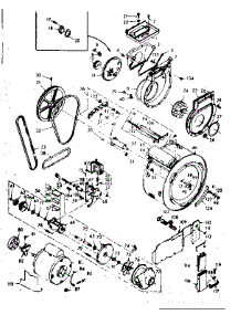 Blower, Cylinder, Pump And Motor parts for Kenmore Washer Dryer Combo 110.6909910 (1106909910, 110 6909910) from AppliancePartsPros.com