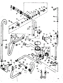 Water System parts for Kenmore Washer Dryer Combo 110.6909910 (1106909910, 110 6909910) from AppliancePartsPros.com