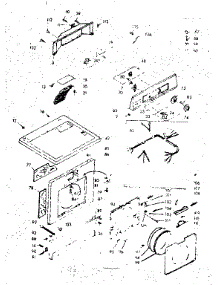 Top And Front Assembly parts for Kenmore Washer Dryer Combo 110.6910500 (1106910500, 110 6910500) from AppliancePartsPros.com