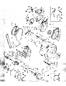Blower, Cylinder, Pump And Motor parts for Kenmore Washer Dryer Combo 110.6910500 (1106910500, 110 6910500) from AppliancePartsPros.com