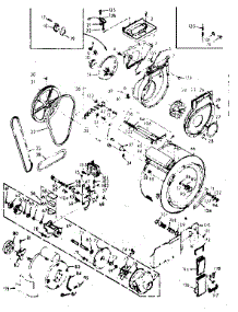 Blwr, Cylndr, Pump & Mtr parts for Kenmore Washer Dryer Combo 110.6910900 (1106910900, 110 6910900) from AppliancePartsPros.com