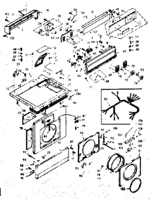 Top & Front Assembly parts for Kenmore Washer Dryer Combo 110.6910900 (1106910900, 110 6910900) from AppliancePartsPros.com