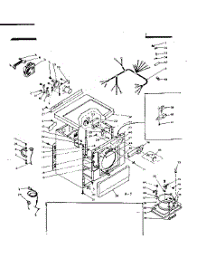 Machine Sub-Assembly parts for Kenmore Dryer 110.6207430 (1106207430, 110 6207430) from AppliancePartsPros.com