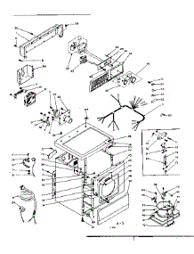 Machine Sub-Assembly parts for Kenmore Dryer 110.6207500 (1106207500, 110 6207500) from AppliancePartsPros.com