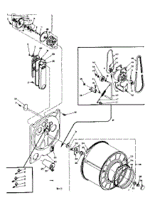 Bulkhead Assembly parts for Kenmore Dryer 110.6207501 (1106207501, 110 6207501) from AppliancePartsPros.com