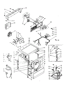 Machine Sub-Assembly parts for Kenmore Dryer 110.6207501 (1106207501, 110 6207501) from AppliancePartsPros.com