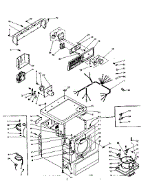 Machine Sub-Assembly parts for Kenmore Dryer 110.6207502 (1106207502, 110 6207502) from AppliancePartsPros.com