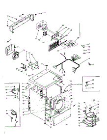 Machine Sub-Assembly parts for Kenmore Dryer 110.6207511 (1106207511, 110 6207511) from AppliancePartsPros.com