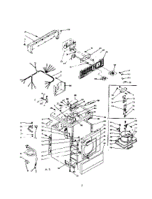 Machine Sub-Assembly parts for Kenmore Dryer 110.6207600 (1106207600, 110 6207600) from AppliancePartsPros.com