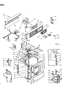 Machine Sub-Assembly parts for Kenmore Dryer 110.6207700 (1106207700, 110 6207700) from AppliancePartsPros.com