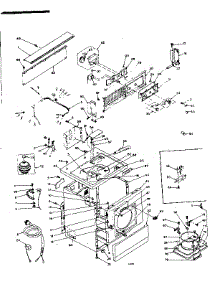 Machine Sub-Assembly parts for Kenmore Dryer 110.6207701 (1106207701, 110 6207701) from AppliancePartsPros.com