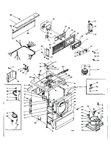 Machine Sub-Assembly parts for Kenmore Dryer 110.6207710 (1106207710, 110 6207710) from AppliancePartsPros.com